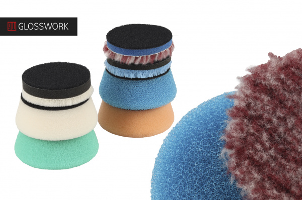 30mm Pads Set Набор полировальных кругов 30мм для машинки Glosswork Pro Micro Polisher